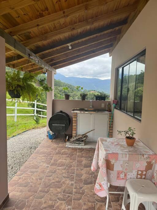 Cabana Recanto Do Arruda Para Casal Em Aguas Mornas Esterno foto