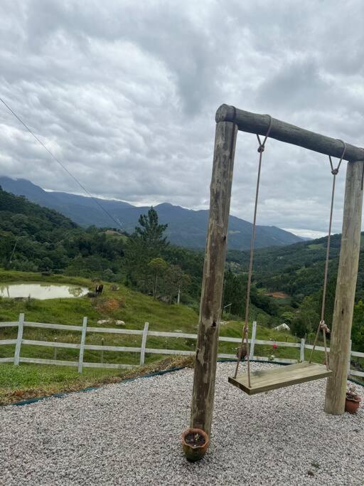 Cabana Recanto Do Arruda Para Casal Em Aguas Mornas Esterno foto