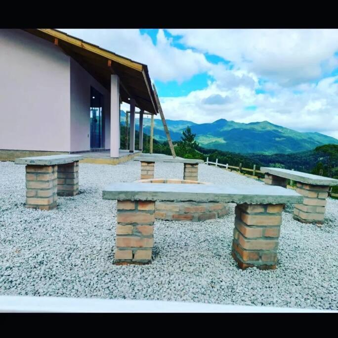 Cabana Recanto Do Arruda Para Casal Em Aguas Mornas Esterno foto