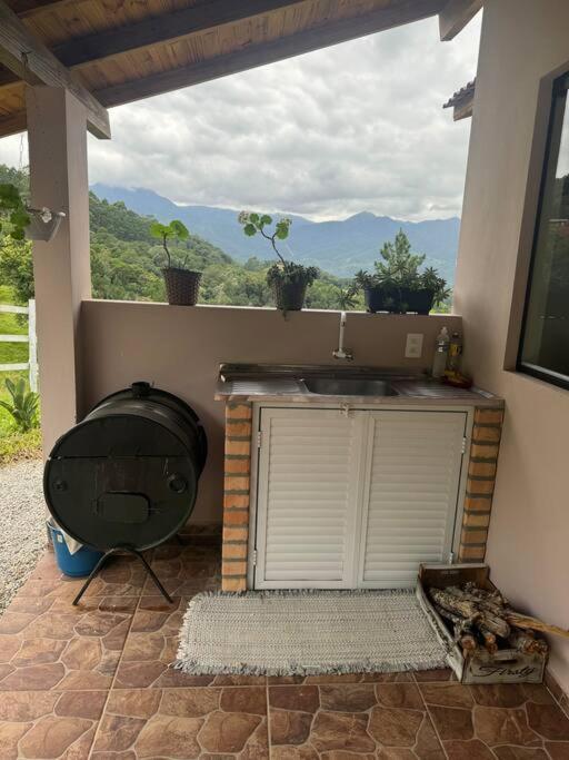 Cabana Recanto Do Arruda Para Casal Em Aguas Mornas Esterno foto