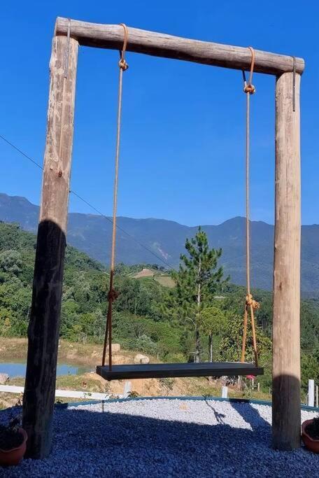 Cabana Recanto Do Arruda Para Casal Em Aguas Mornas Esterno foto